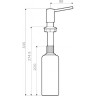 Дозатор OMOIKIRI OM-02-PVD-G 4995005