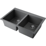 Мойка OMOIKIRI BOSEN 80-2-PL Tetogranit/платина 4993843